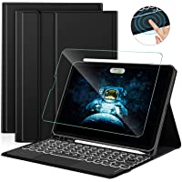 Sross Funda con Teclado para iPad Air 4- Español Ñ iPad Air 4 10.9 2020 Teclado con Touchpad &amp-Protector de Pantalla…